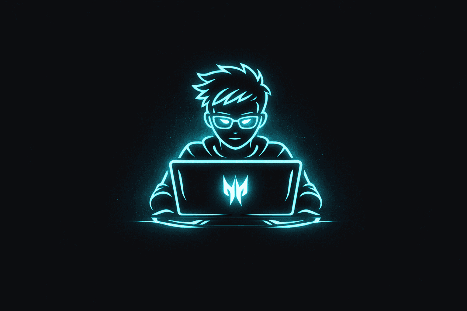 Programador atras do notebook